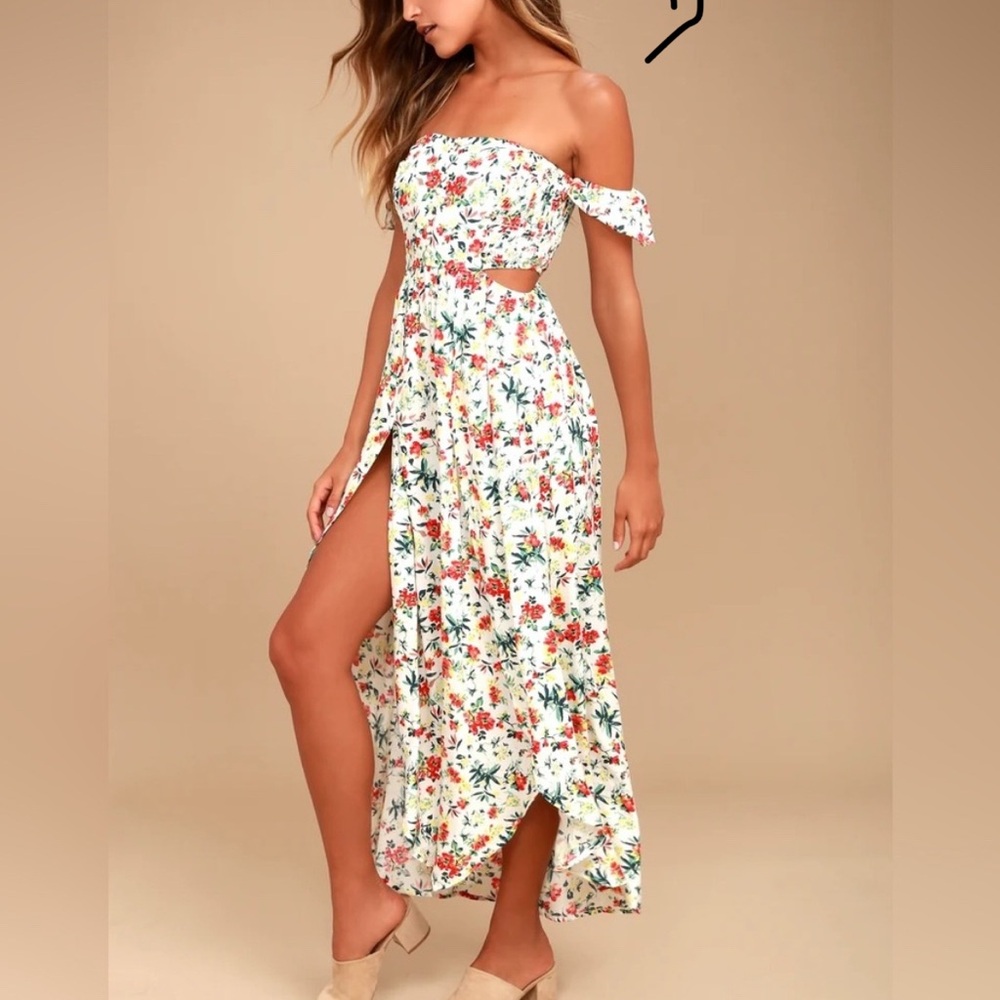 Floral Maxi Dress - Multicolor